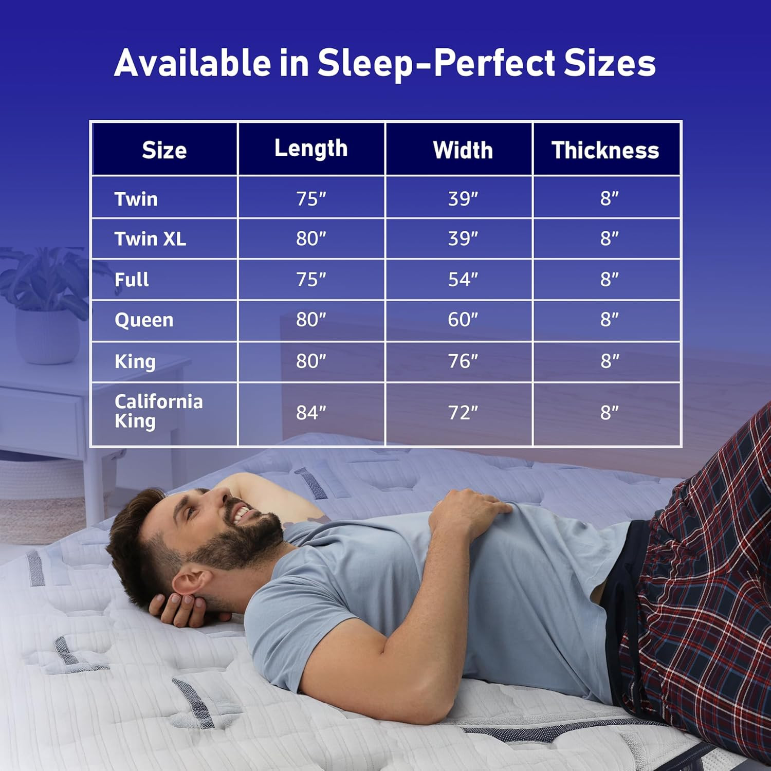 Cooling 8-Inch Twin Memory Foam Mattress – Perfect for Kids & Small Spaces