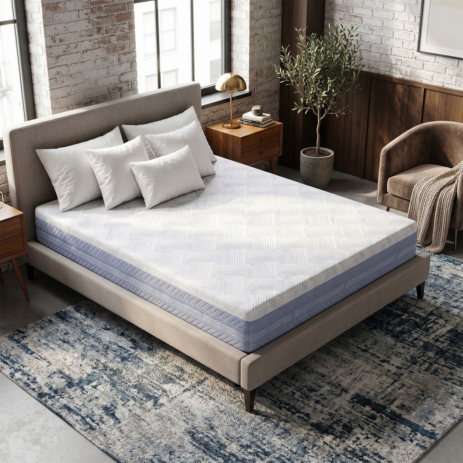 10 Inch Queen Size Mattress for Back Pain Relief, CertiPUR US Certified Foams