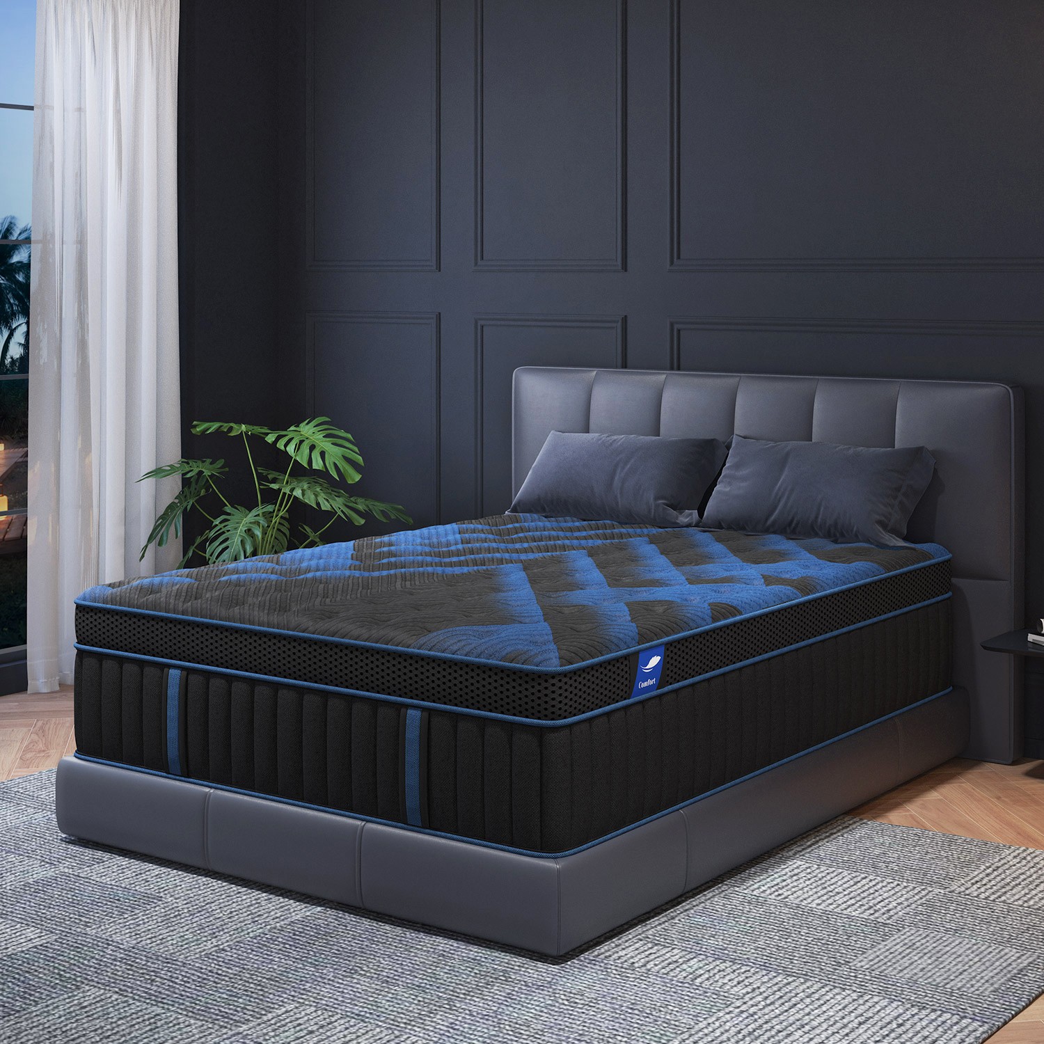 12″ 14″Twin Full Queen King Size Gel Memory Foam Spring Mattress In A Box