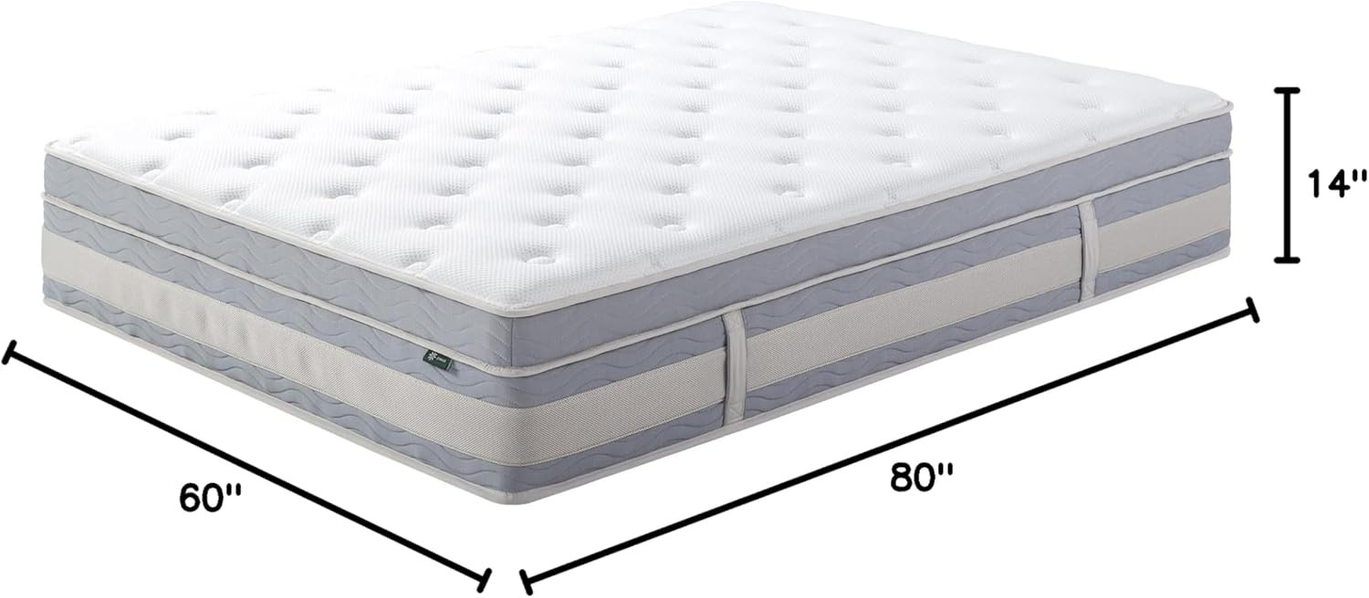 Zinus 14 Inch Cooling Comfort Hybrid Mattress Queen