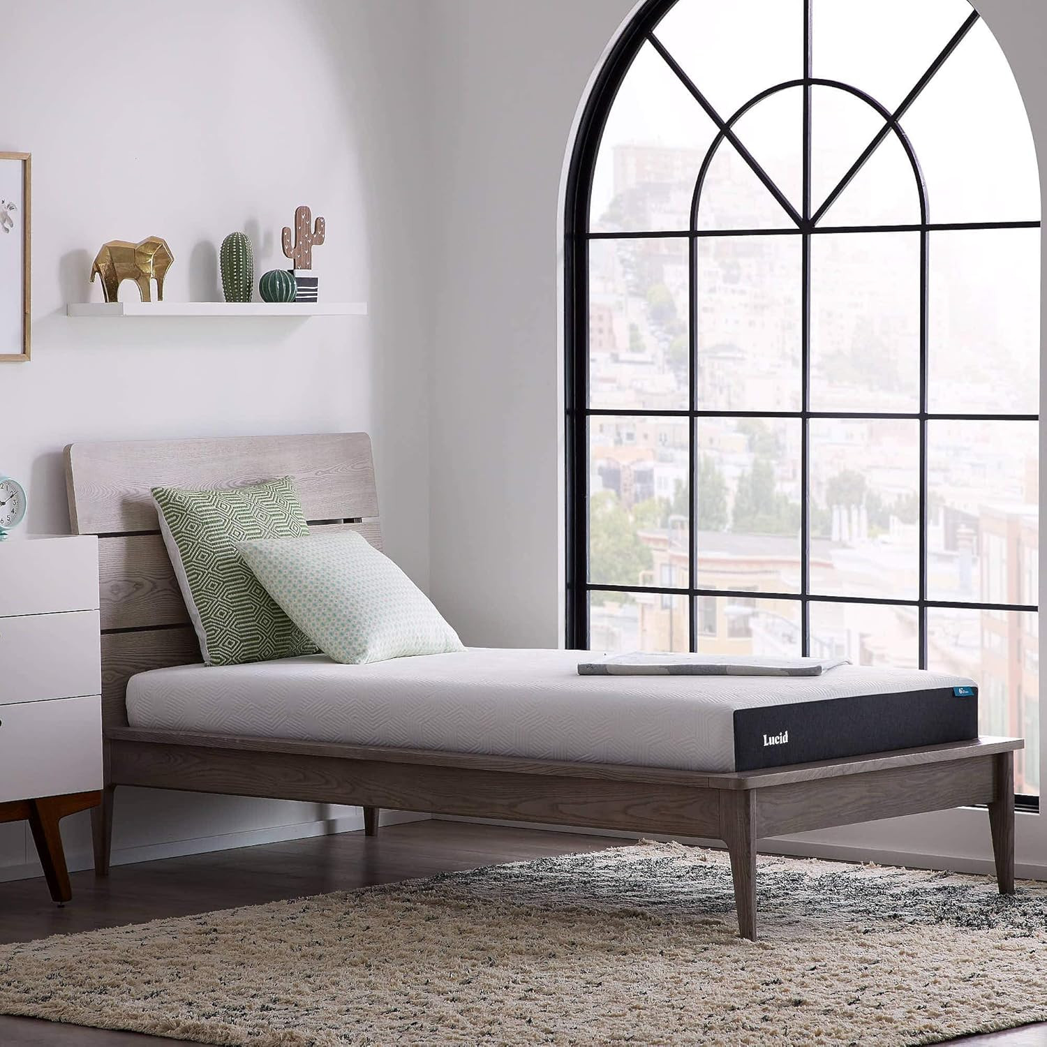 8″ & 6″ Gel Memory Foam Mattresses – Soft, Hypoallergenic, Breathable Cover
