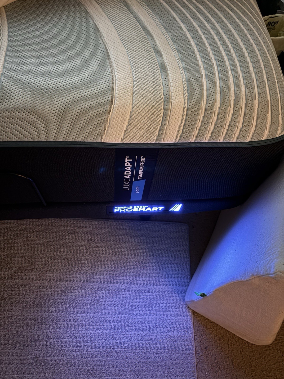 Tempur-Pedic LuxeAdapt Soft Mattress TEMPUR-Adapt Series Contemporary Gray