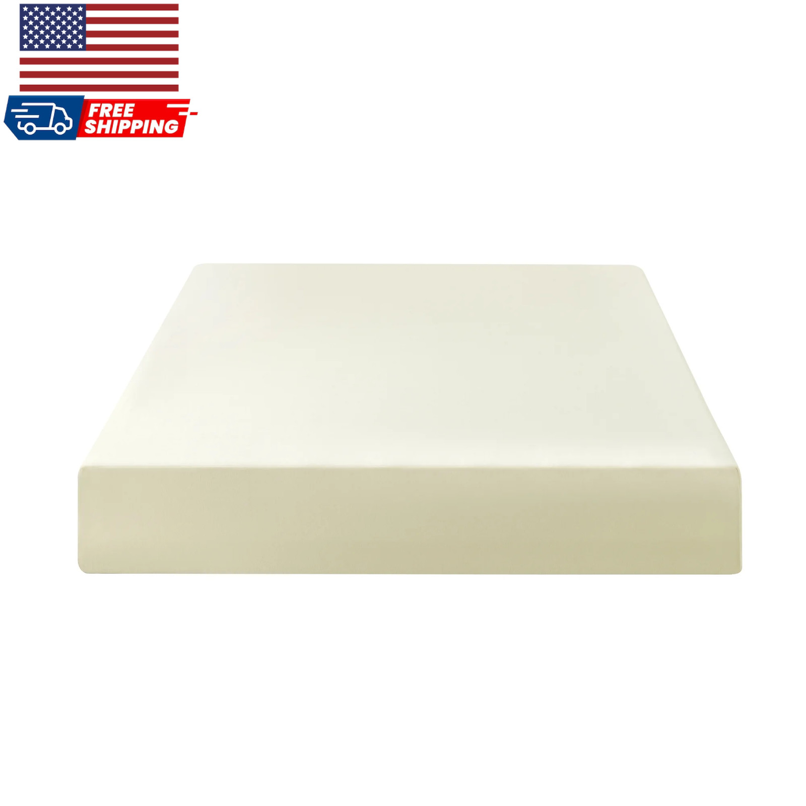 10″ Zinus Cooling Airflow Gel Memory Foam Mattress In A Box Bedding Full Size