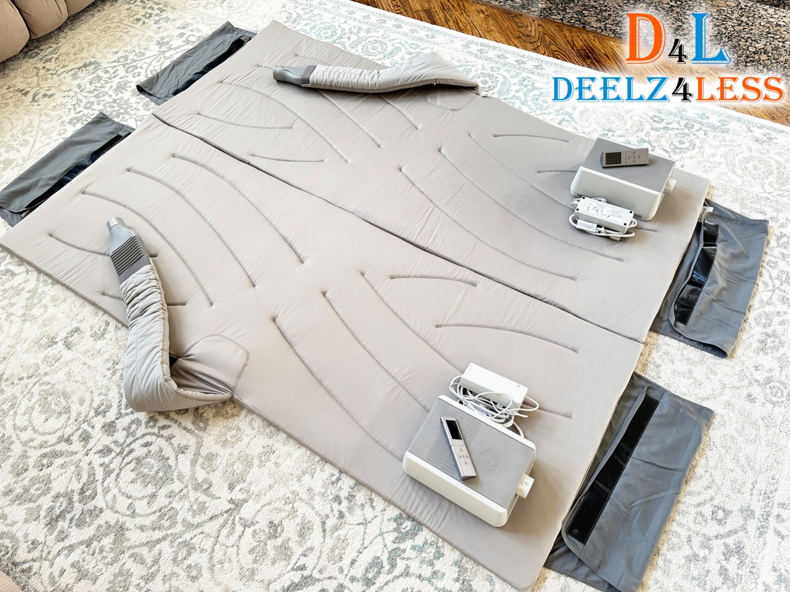 Select Comfort Sleep Number Queen Size Dual Temp Heat Cool Layer + Pump & Remote
