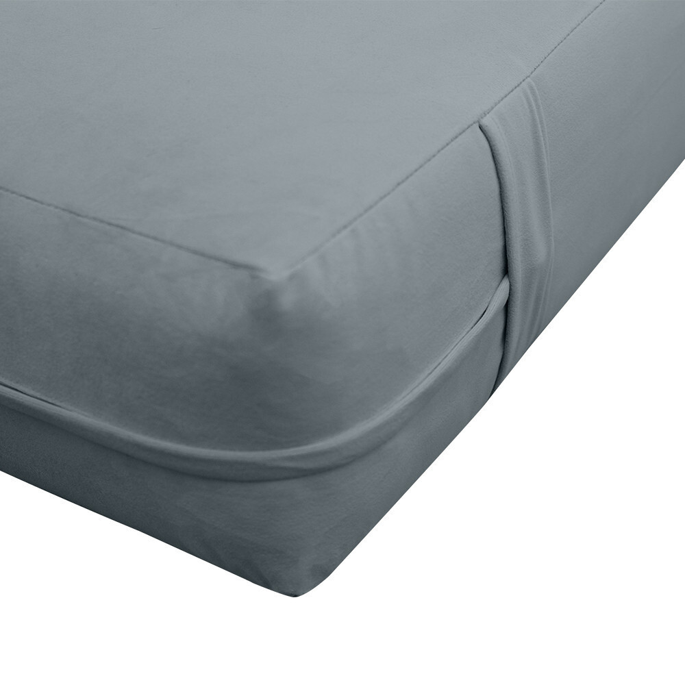 Knife Edge 6″ FULL 75x54x6 Velvet Indoor Daybed Mattress |COVER ONLY|-AD347