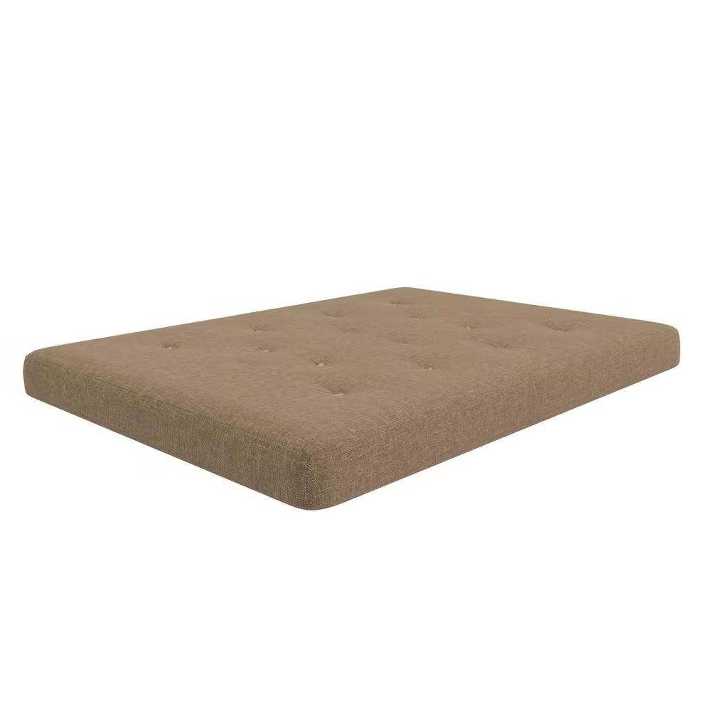 Full 6in Thick Innerspring Futon Mattress Tan
