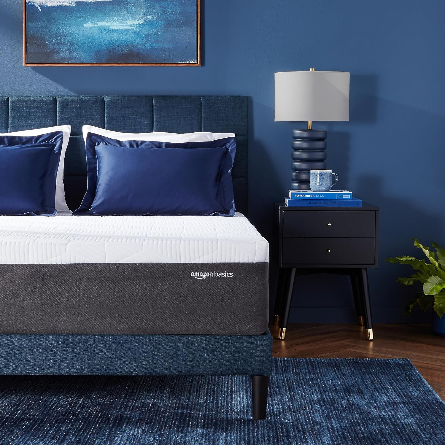 Cooling Gel Memory Foam Mattress, Firm, Breathable Support with Airflow Channels