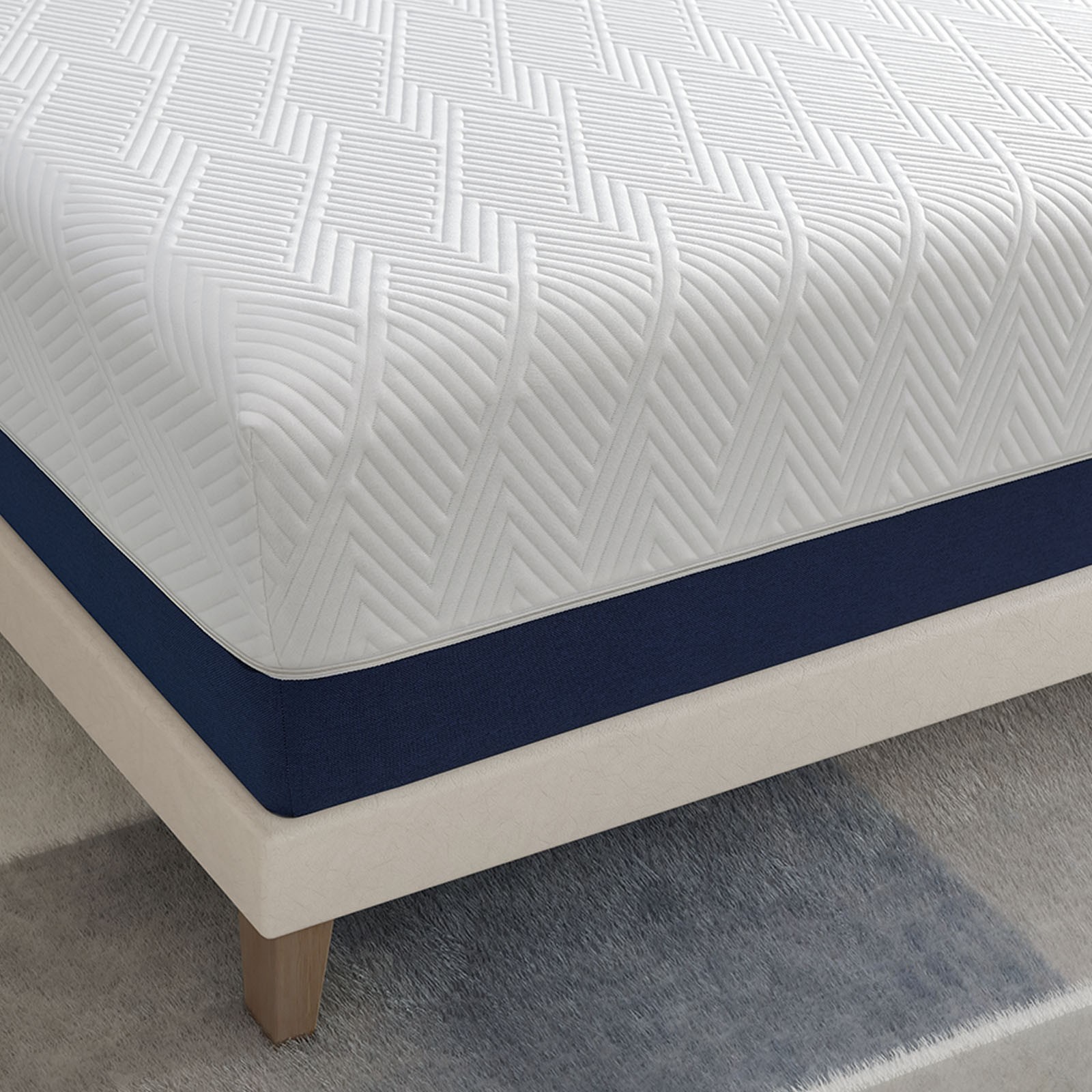 12/14 Inch Twin Full Queen Size Memory Foam Breathable for Sleep Mattress In Box