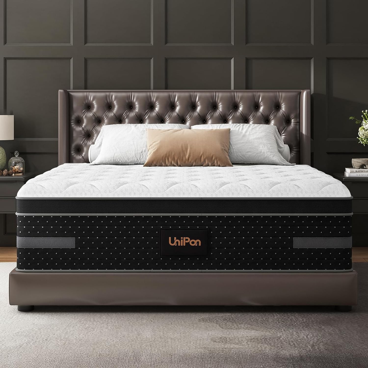 12 Inch Extra Firm Queen Mattress -Hybrid Mattresses with Back and Lumbar Hip