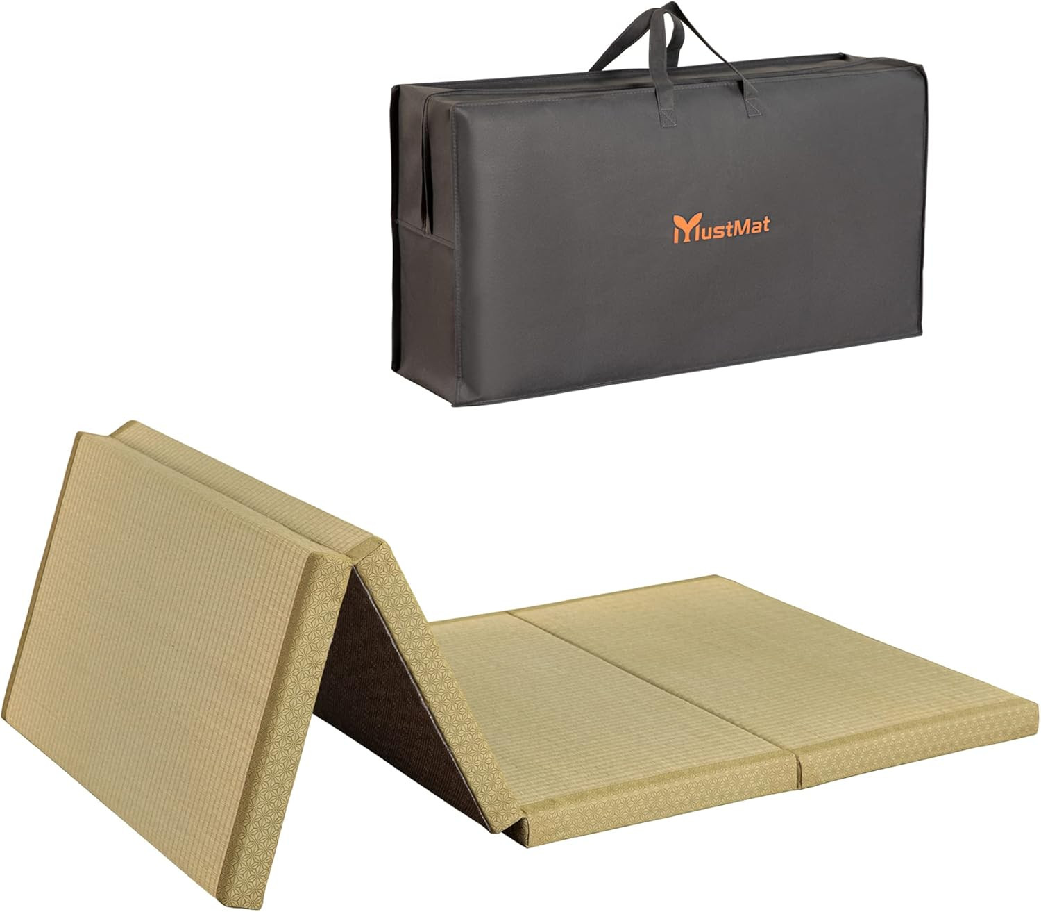 Thick Japanese Tatami Mat Twin Floor Mattress 35.4″ x 78.7″ x 1.8