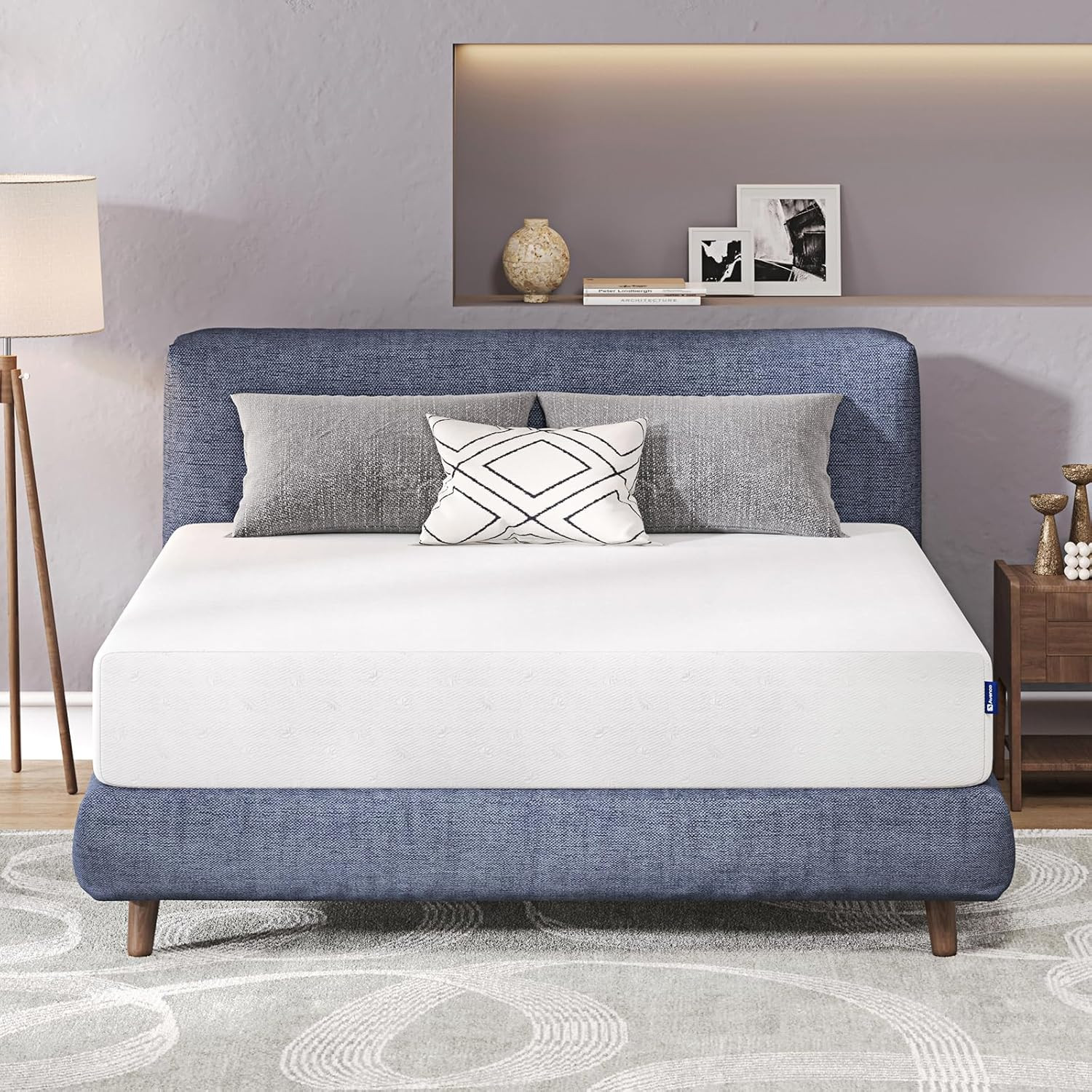 10″ Full Size Memory Foam Mattress – Medium Firm, CertiPUR-US Certified White