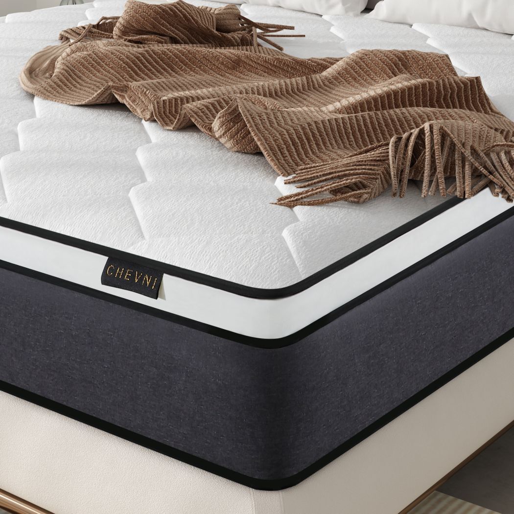 14″ 12″ Mattress in a Box Memory Foam Hybrid Spring Twin Full Queen King Size