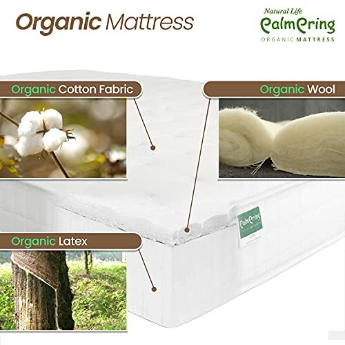 100% Organic Natural Latex Form Soft 8″ AGRA Bed Mattress