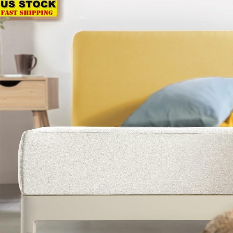 Memory Foam Mattress 6 Inch Pressure Relief Green Tea Infusion Medium Firm New