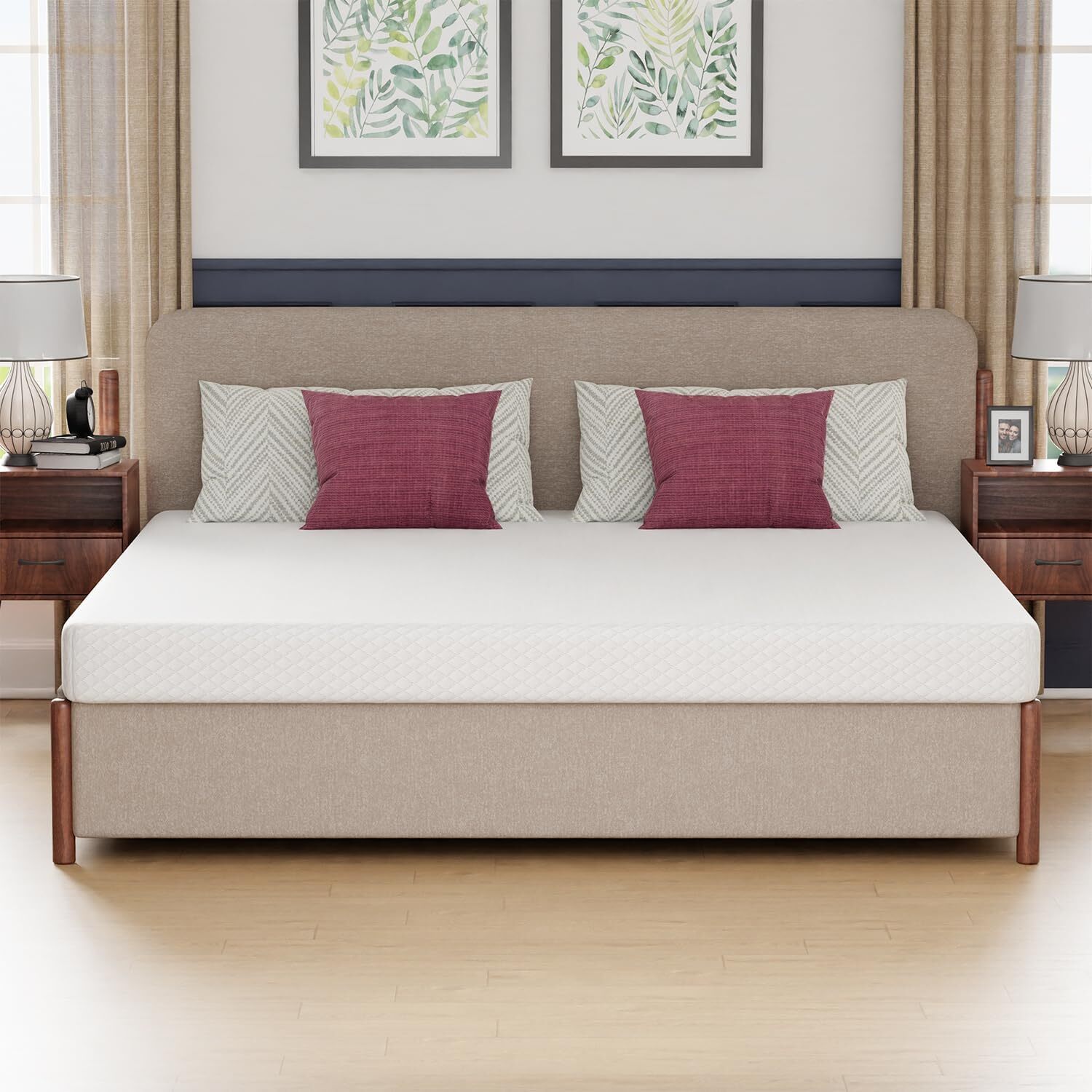 6″ Memory Foam Mattress Twin Twin XL Full Queen King Size Breathable Mattress