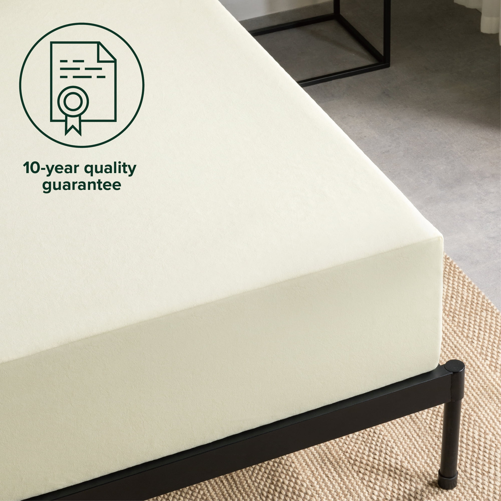 10″ Colchones TWIN Size De Espuma 10 Pulgadas Memory Foam Mattress Cooling Bed