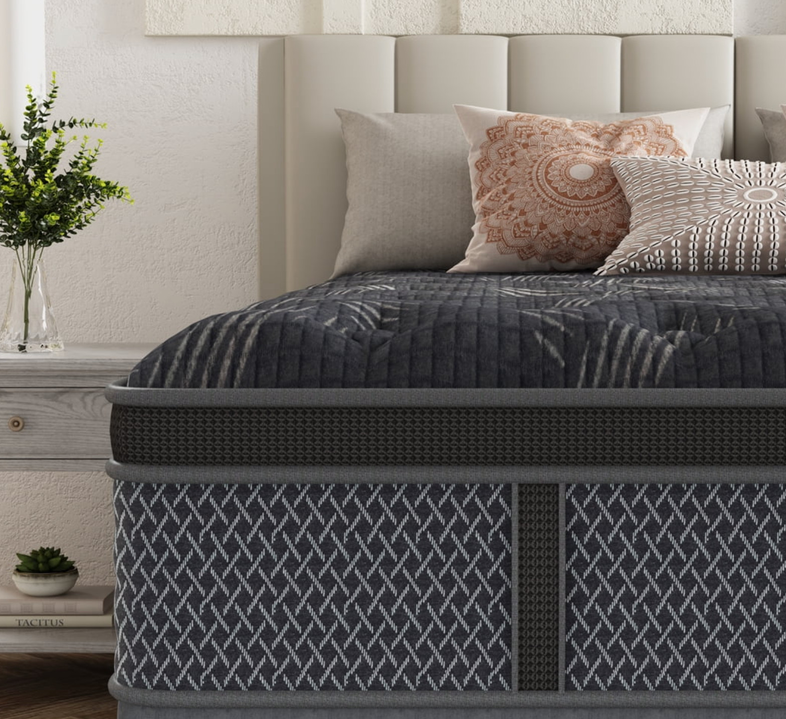10″ Colchones FULL Size De Espuma 10 Pulgadas Memory Foam Mattress Hybrid Bed