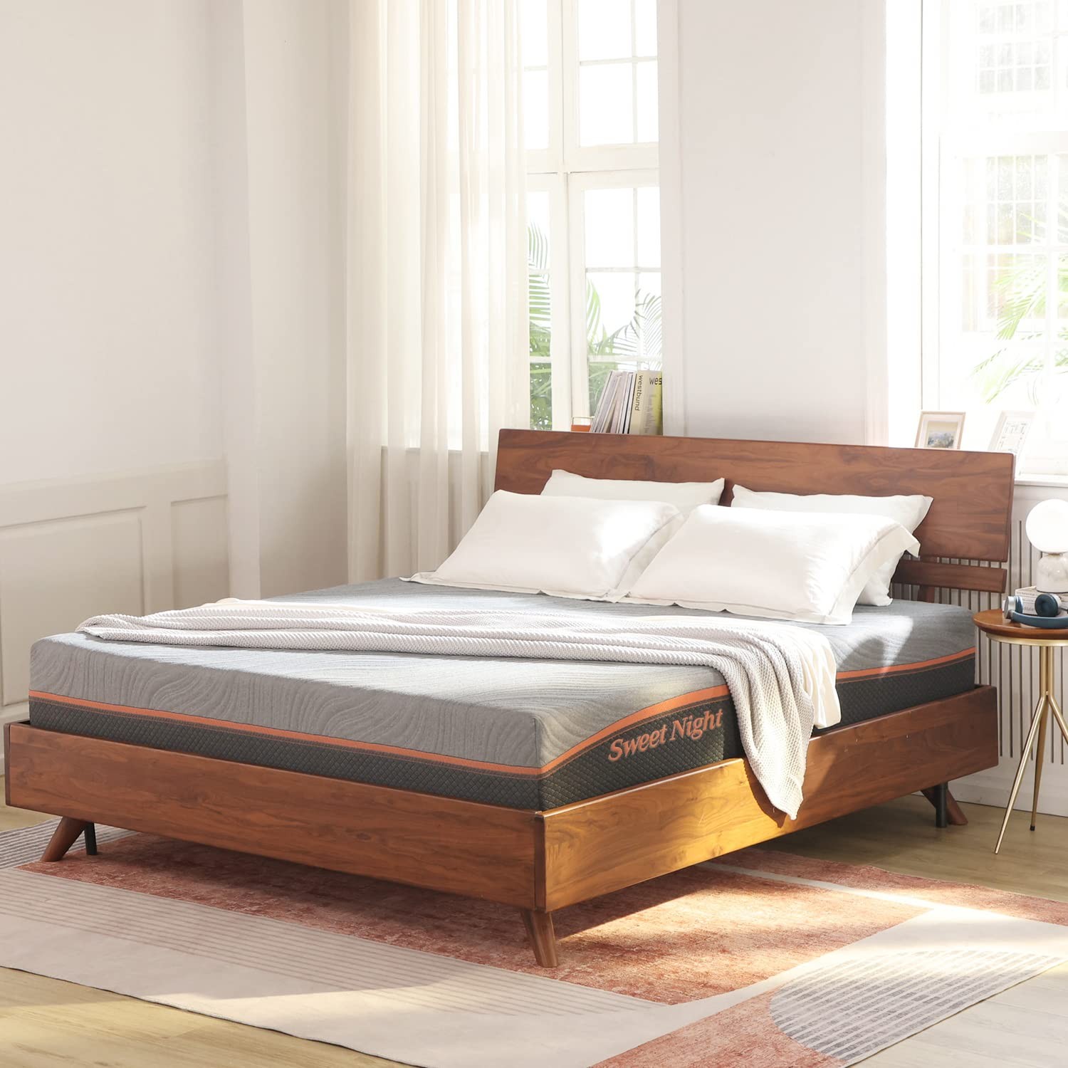 Mattress, 12 inch Memory Foam Mattress with Three Firmness Levels from Soft t…