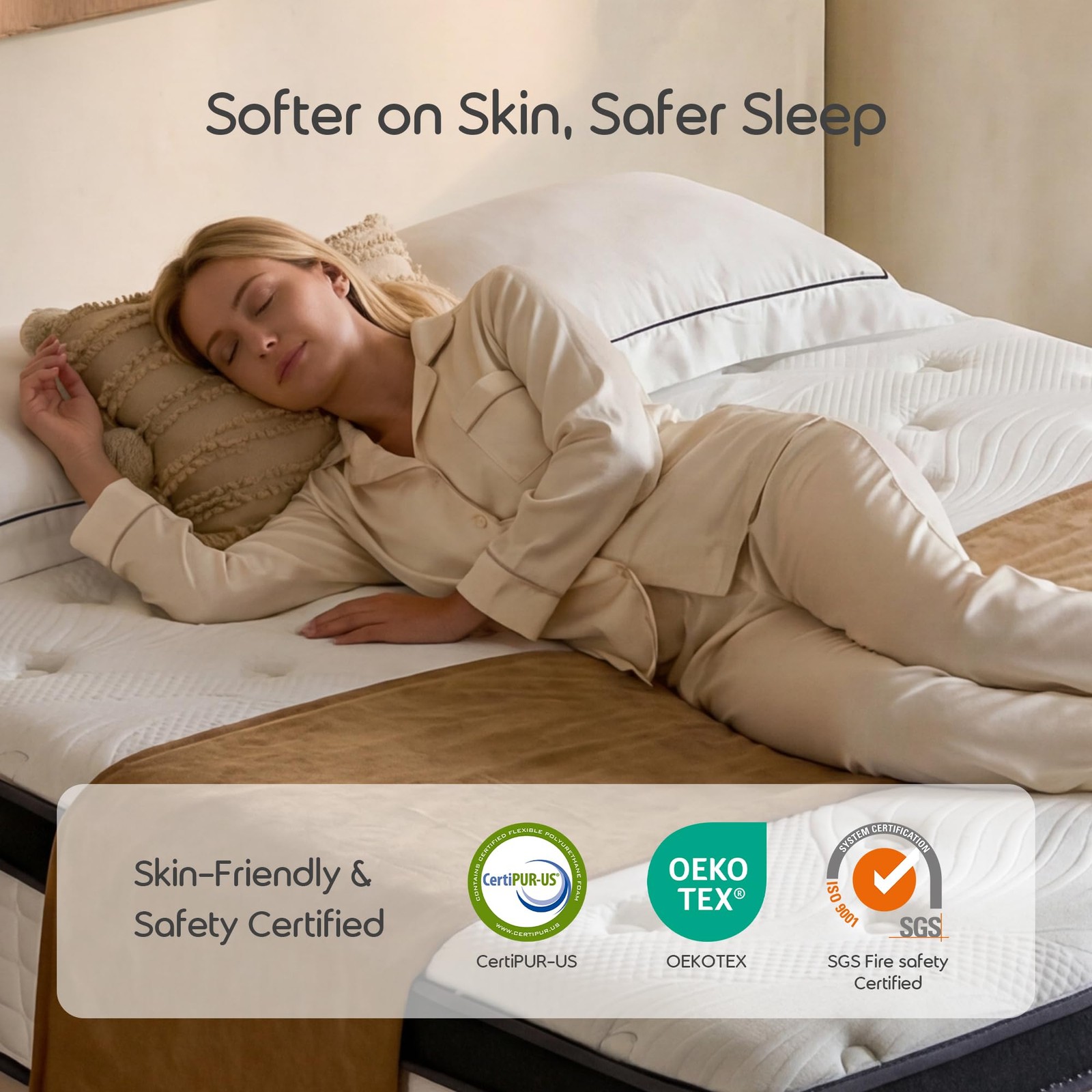 12 Inch Twin XL Mattress Hybrid, CertiPUR-US Gel Memory Foam with Pocket Spri…