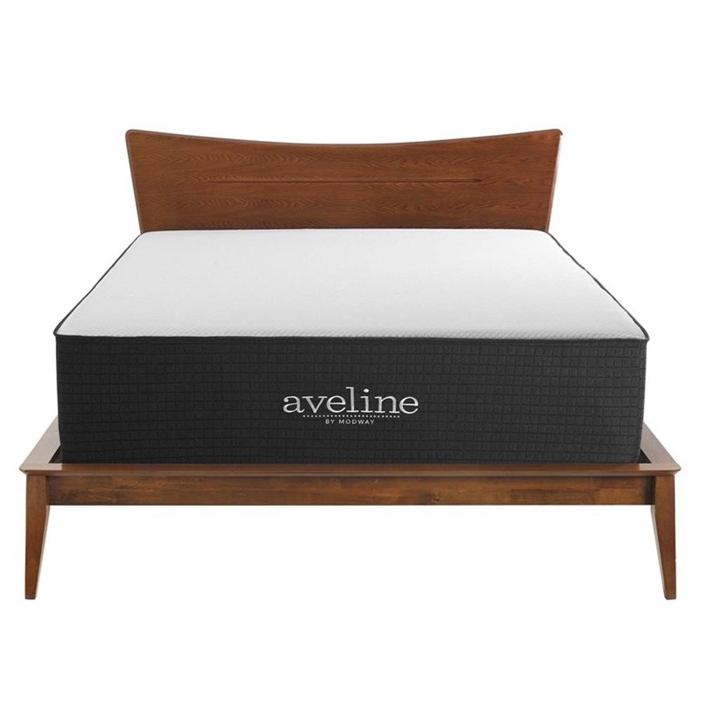 Modway Aveline 16″ Modern Style Memory Foam Full Mattress in White