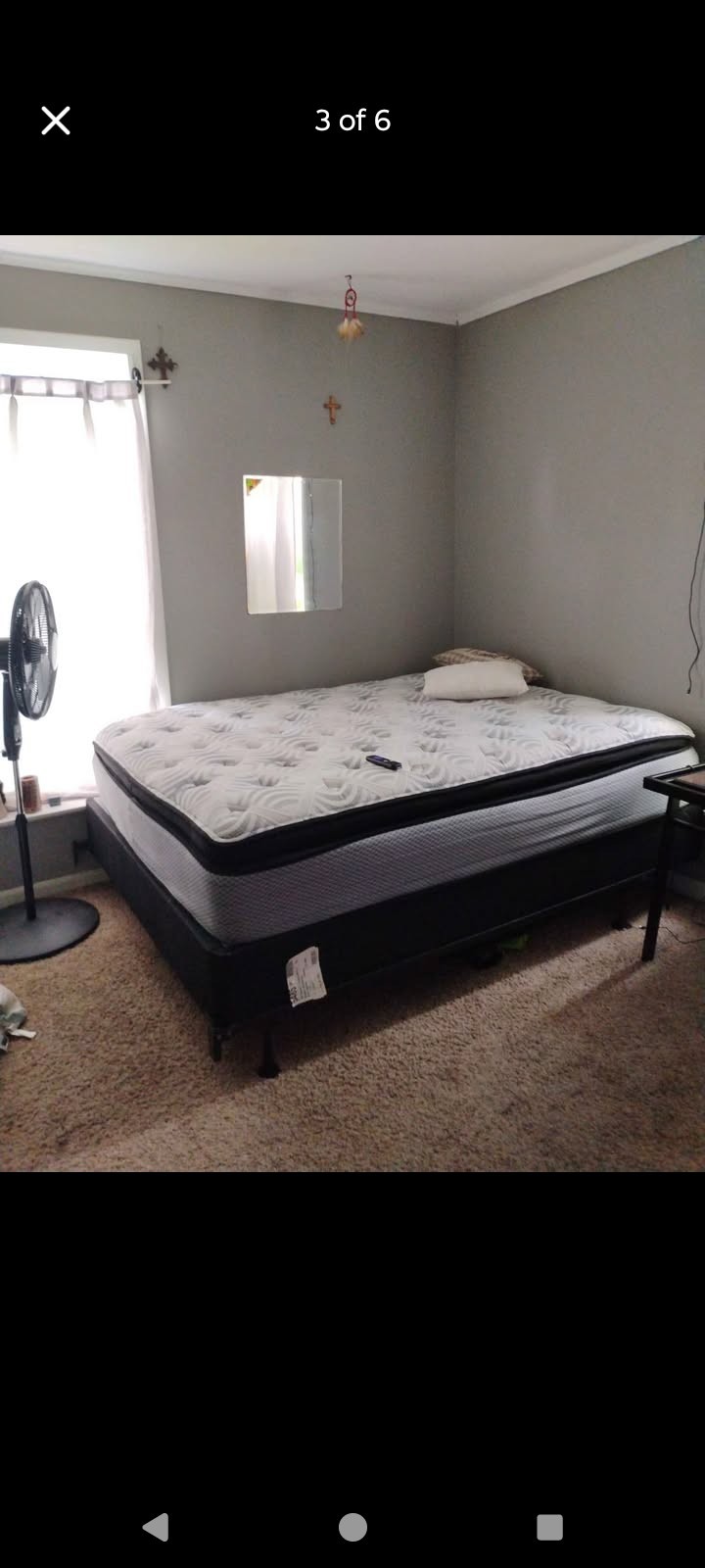 Queen Size Mattress And Box Spring With Metal Frame
