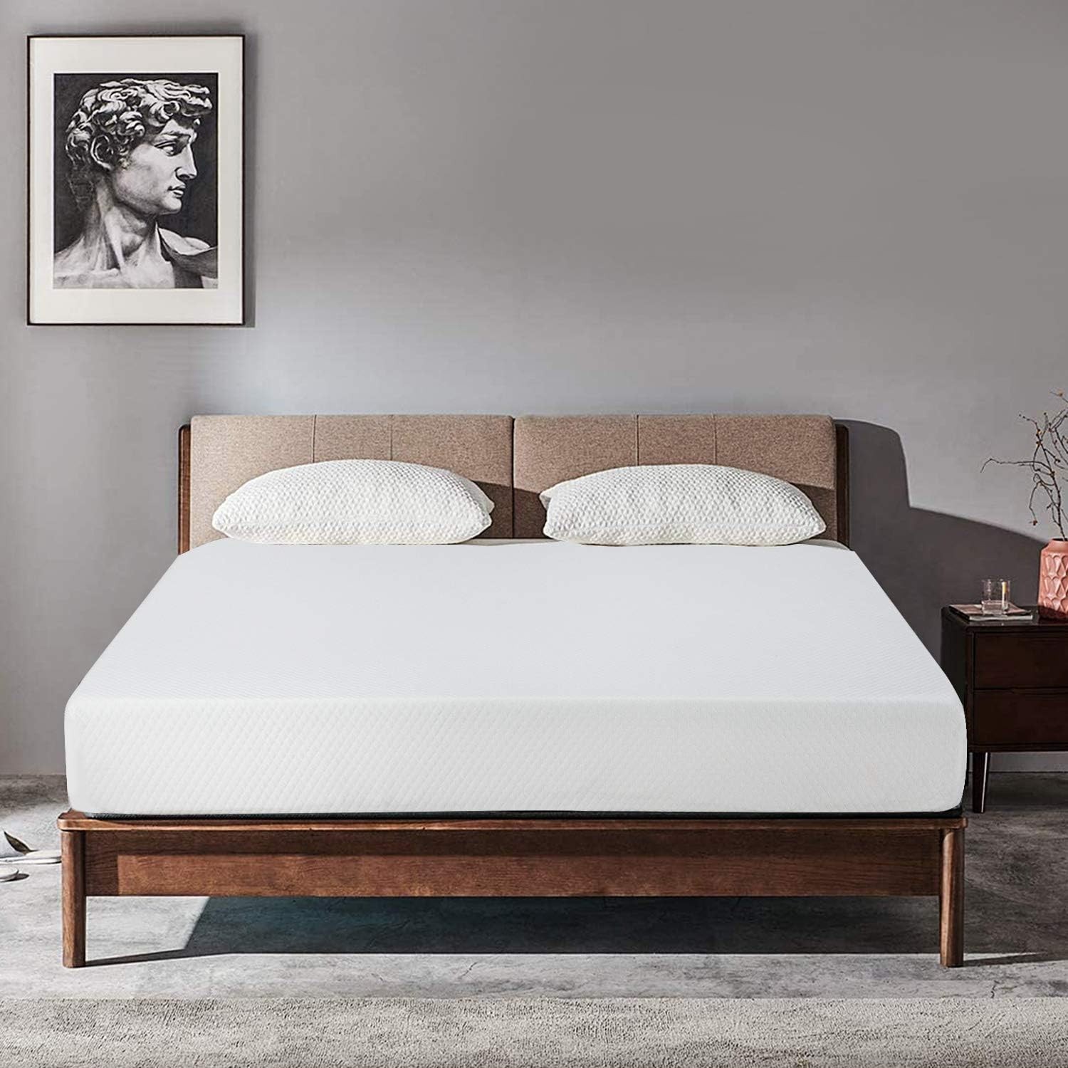 Memory Foam Mattress in a Box for Cool Sleep & Pressure Relief Medium Firm Mattr