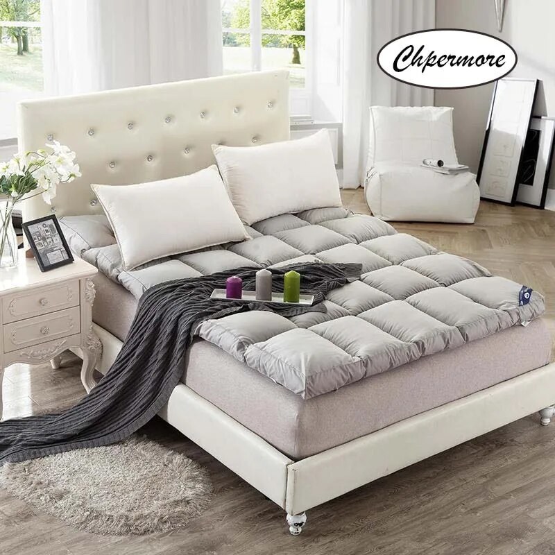 Thicken 10 Cm Mattresses Keep Warm Foldable Mattress Help Sleep King Queen Size
