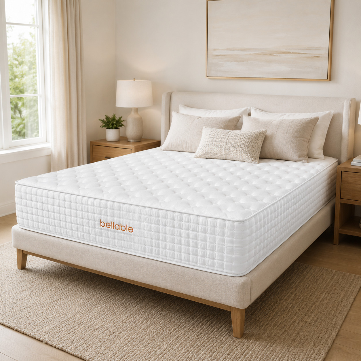 Full XL Mattress 14 Inch Hybrid Mattress in a Box Gel Memory Foam Pocket Spring