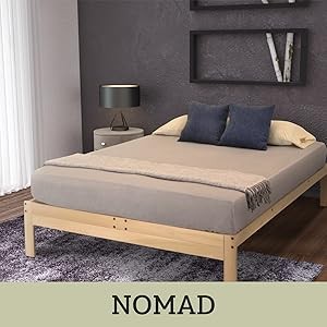 KD Fres Fold Platform Bed – Full Bed Fre – Unfinished Wood Bed Fre –