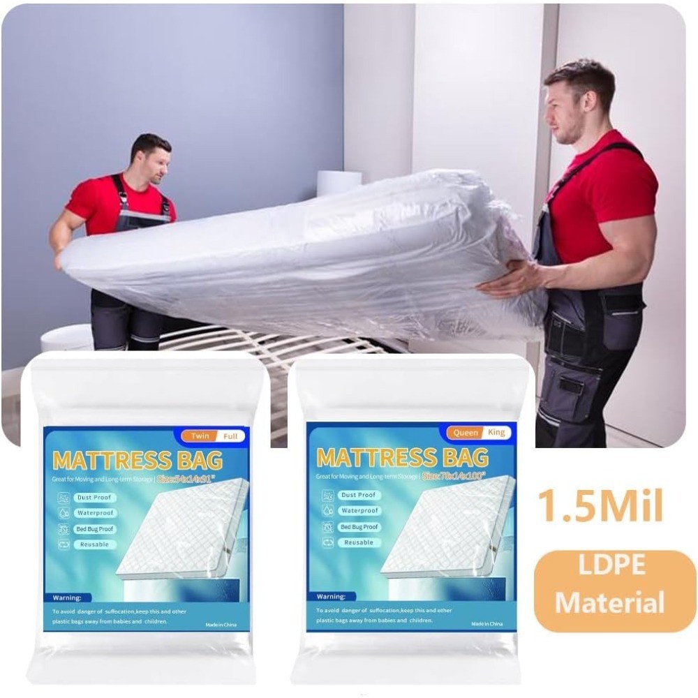 Waterproof Mattress Storage Bag Moving Protector Cover Twin Full Size