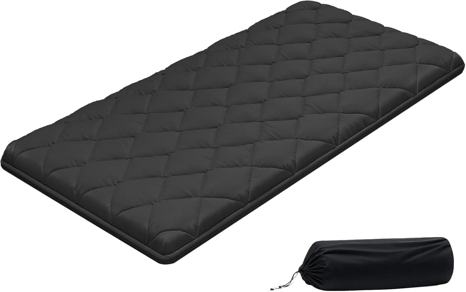 Japanese Floor Mattress, 3.5″ Thick Futon Mattress, 100% High Density Comfortabl