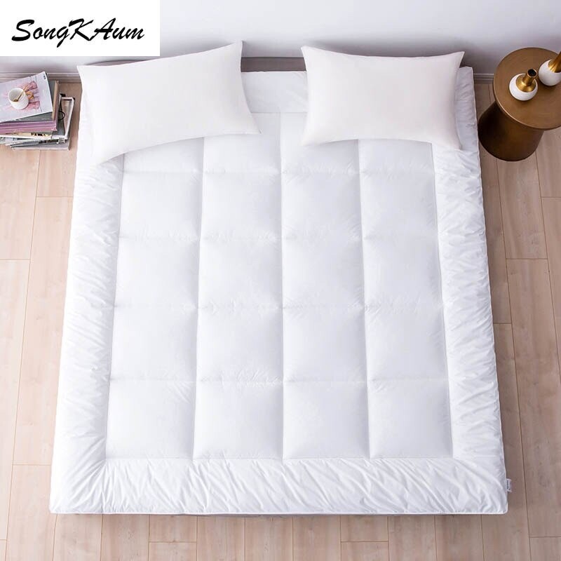 100% Down Velvet Mattress Thicken Keep Warm Tatami Foldable Mattress 150*200 cm