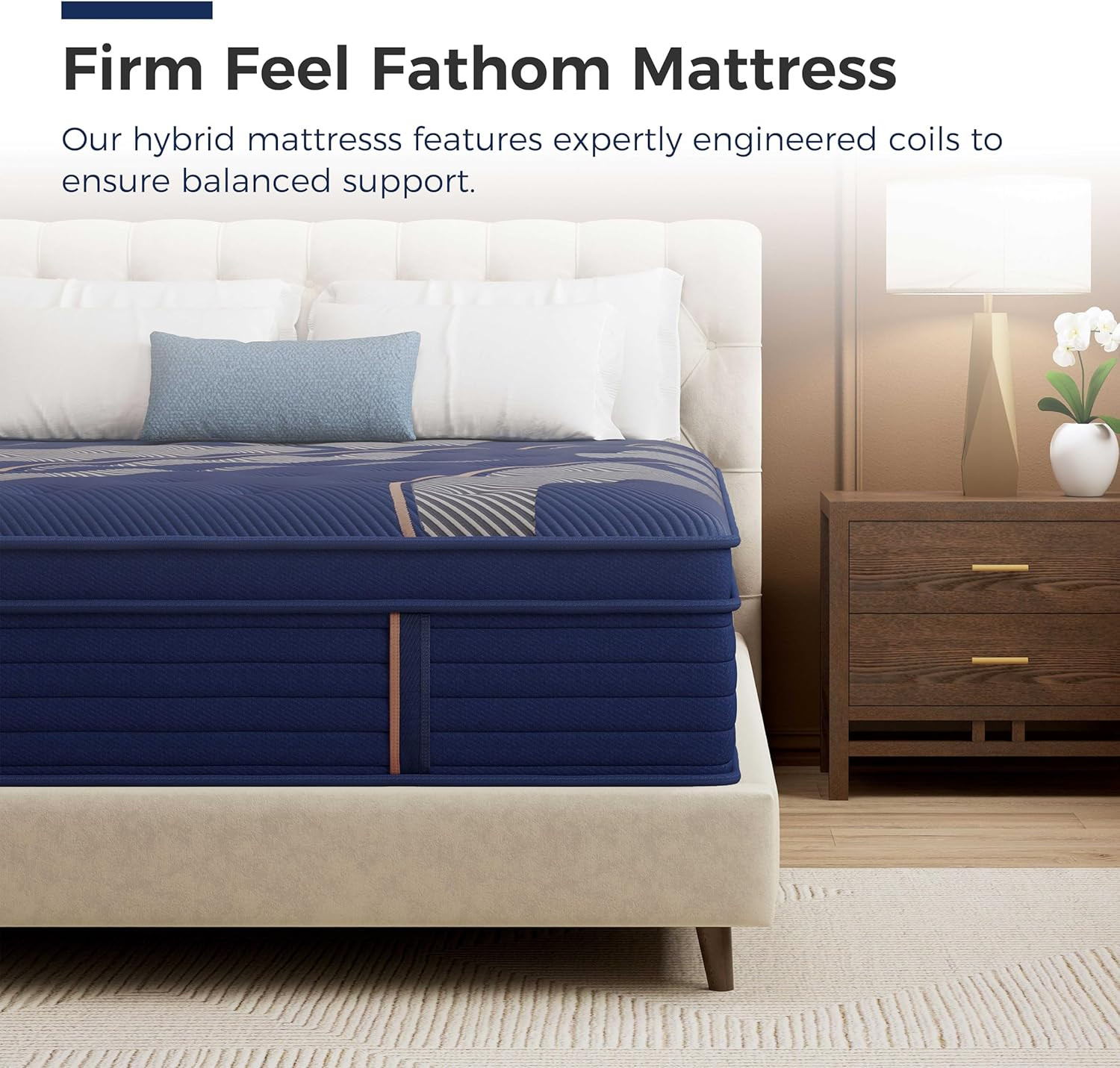 14″ Queen Hybrid Mattress with Cooling Gel, Breathable Cover & Pocket Springs