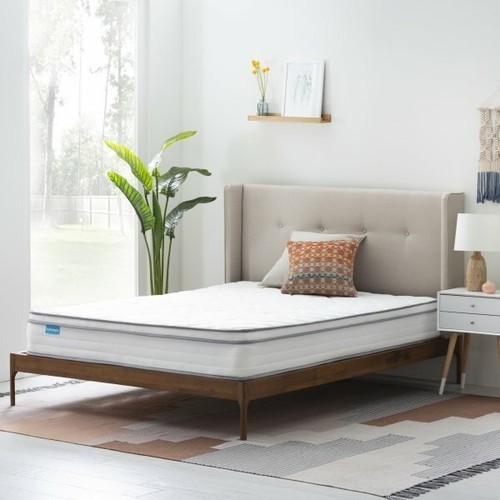 USED LinenSpa Memory Foam & Innerspring Hybrid 10″ Medium Feel Mattress – Full
