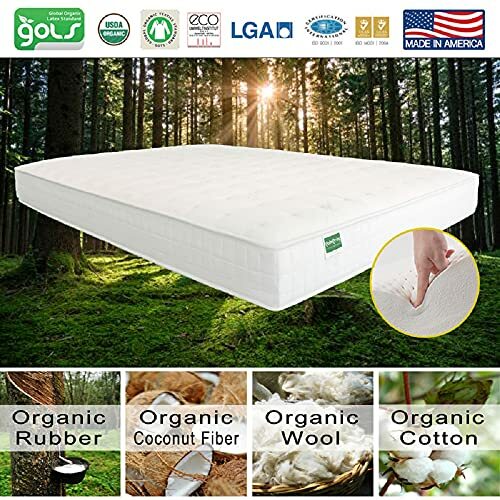100% Organic Natural Latex Form Soft 8″ AGRA Bed Mattress