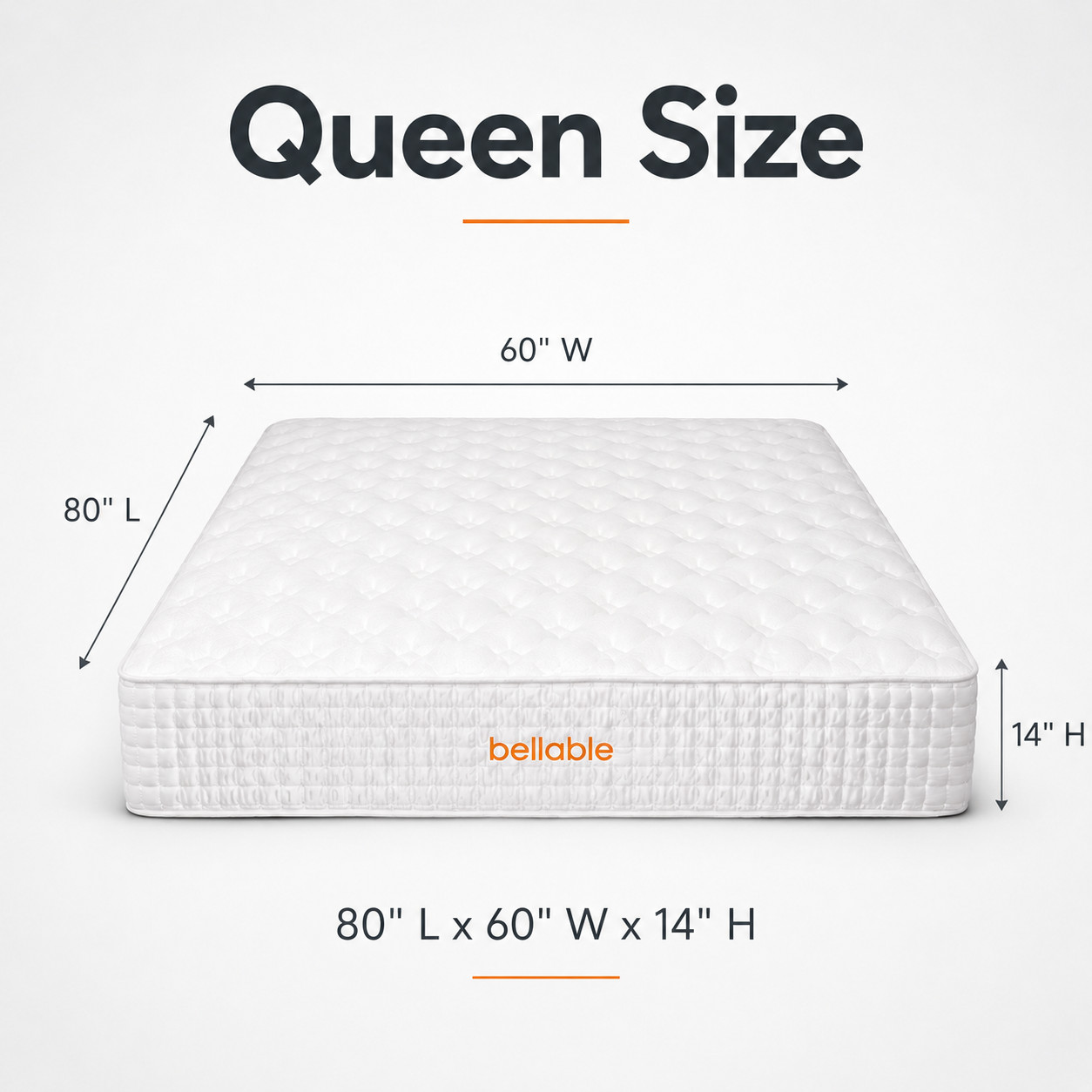 Queen Mattress 14 Inch Hybrid Mattress in a Box Gel Memory Foam Pocket Spring