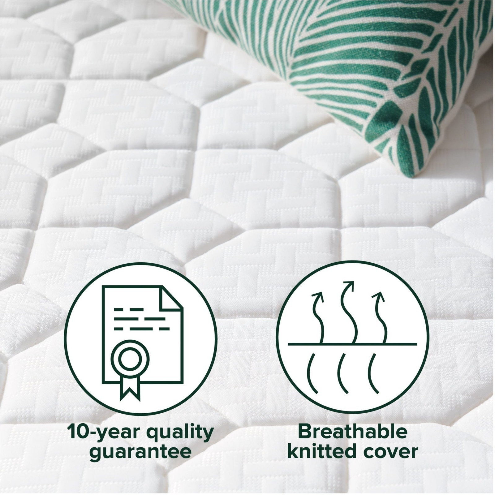 Zinus 6 Full Size Bonnell Innerspring Mattress – Firm Tight Top Bed in a Box