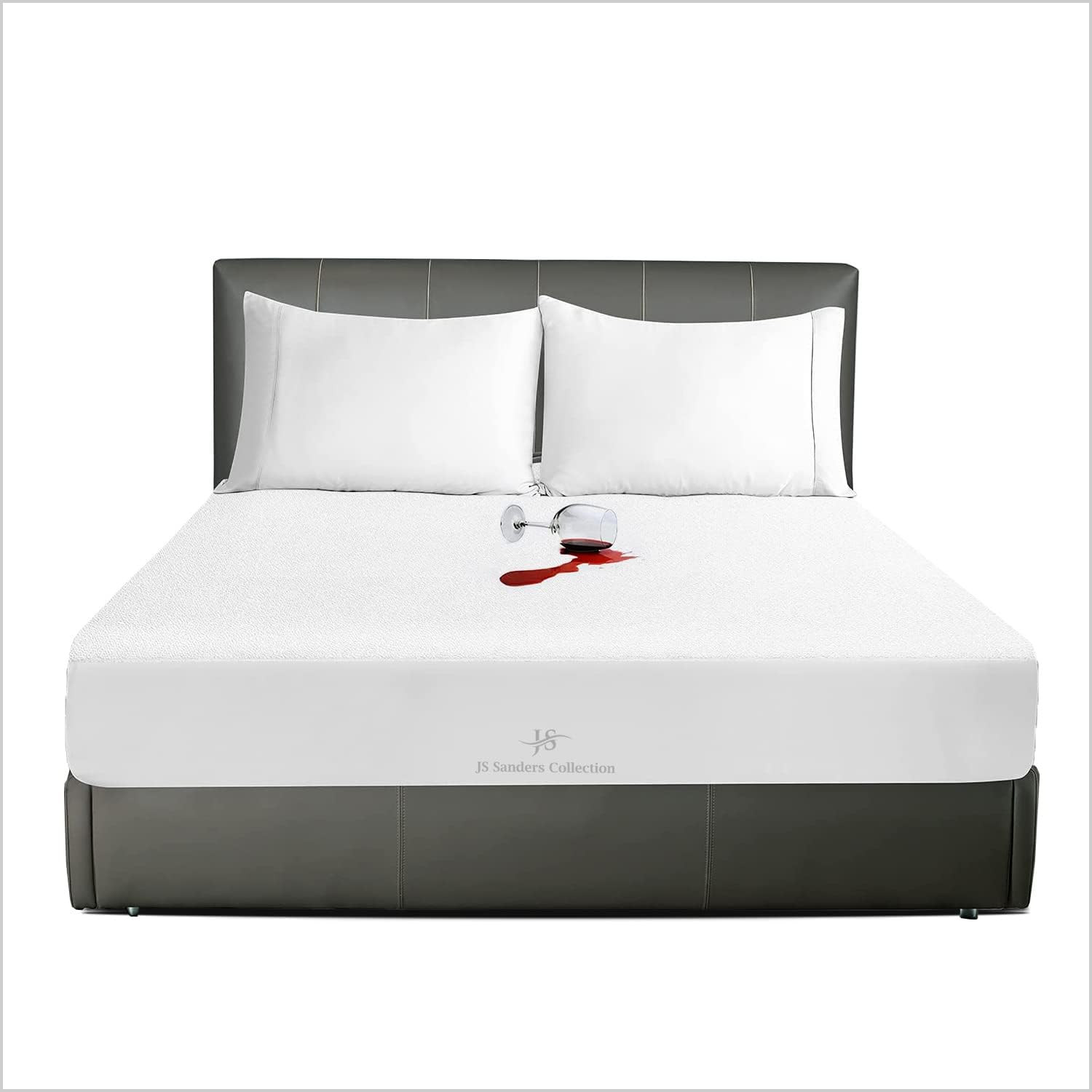 Waterproof Alaskan King Mattress Topper – Soft Cotton Terry, 18″ Deep Pocket