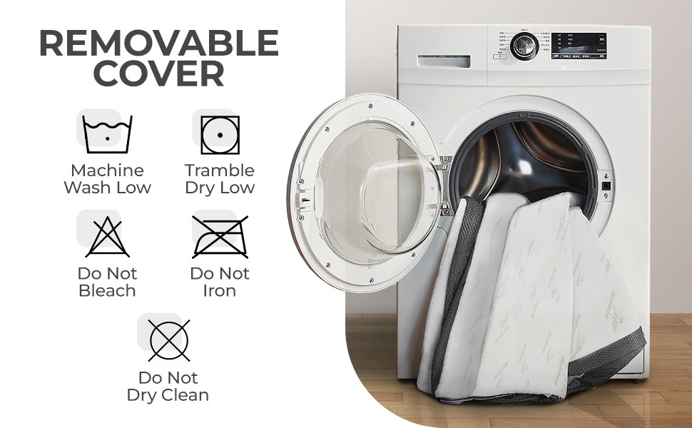 Folding Mattr Full Size for Floor and Traveling with Removable