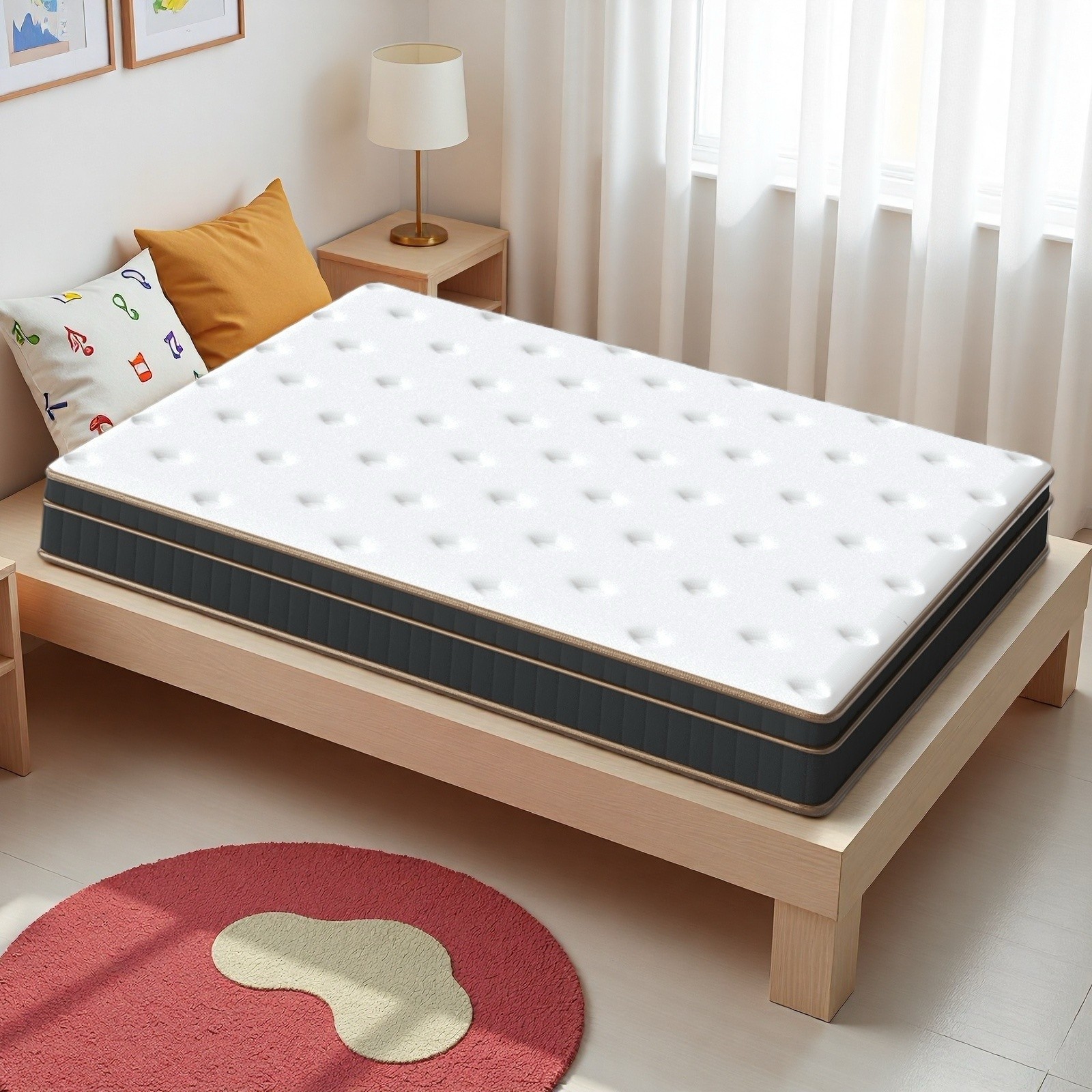Full Innerspring Mattress 12-Inch – Medium Firm, Breathable For Dorms & Guests