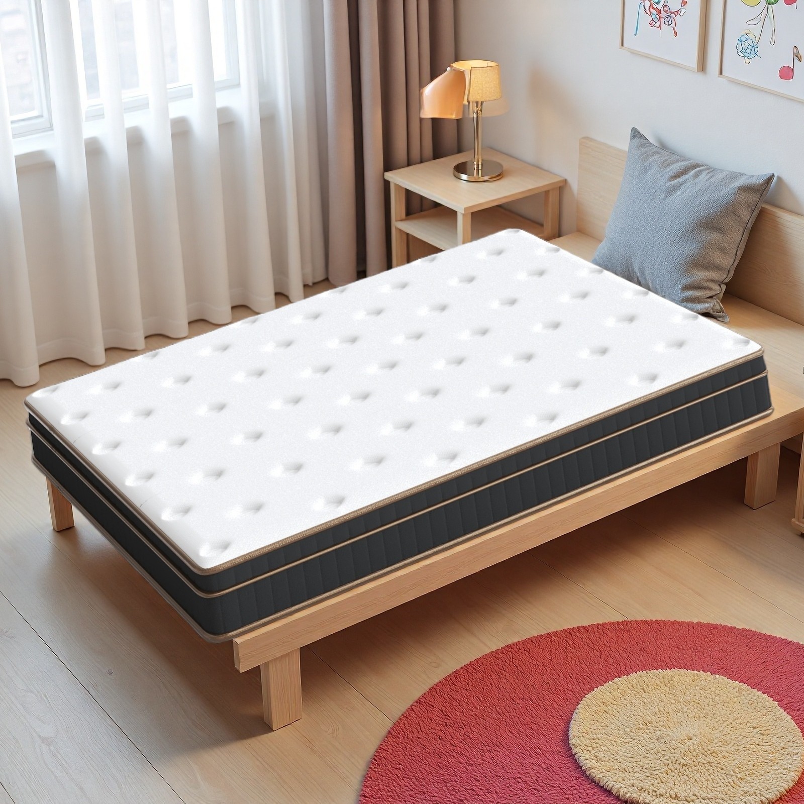 Full Innerspring Mattress 12-Inch – Medium Firm, Breathable For Dorms & Guests
