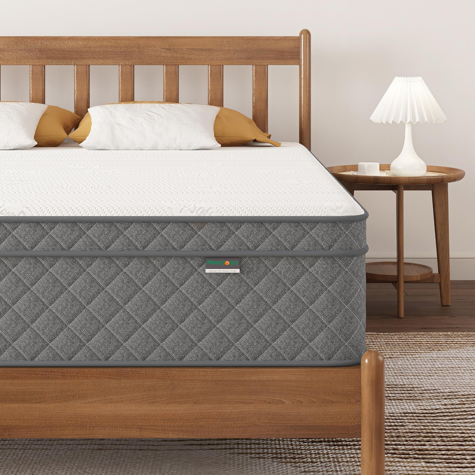 12″ Cooling Gel Memory Foam Pocket Spring Hybrid Full Mattress in a Box, Medium
