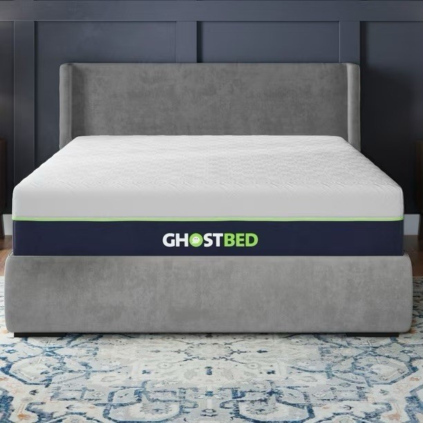 GhostBed 12″ Gel Memory Foam Luxury Cooling Mattress Full Size