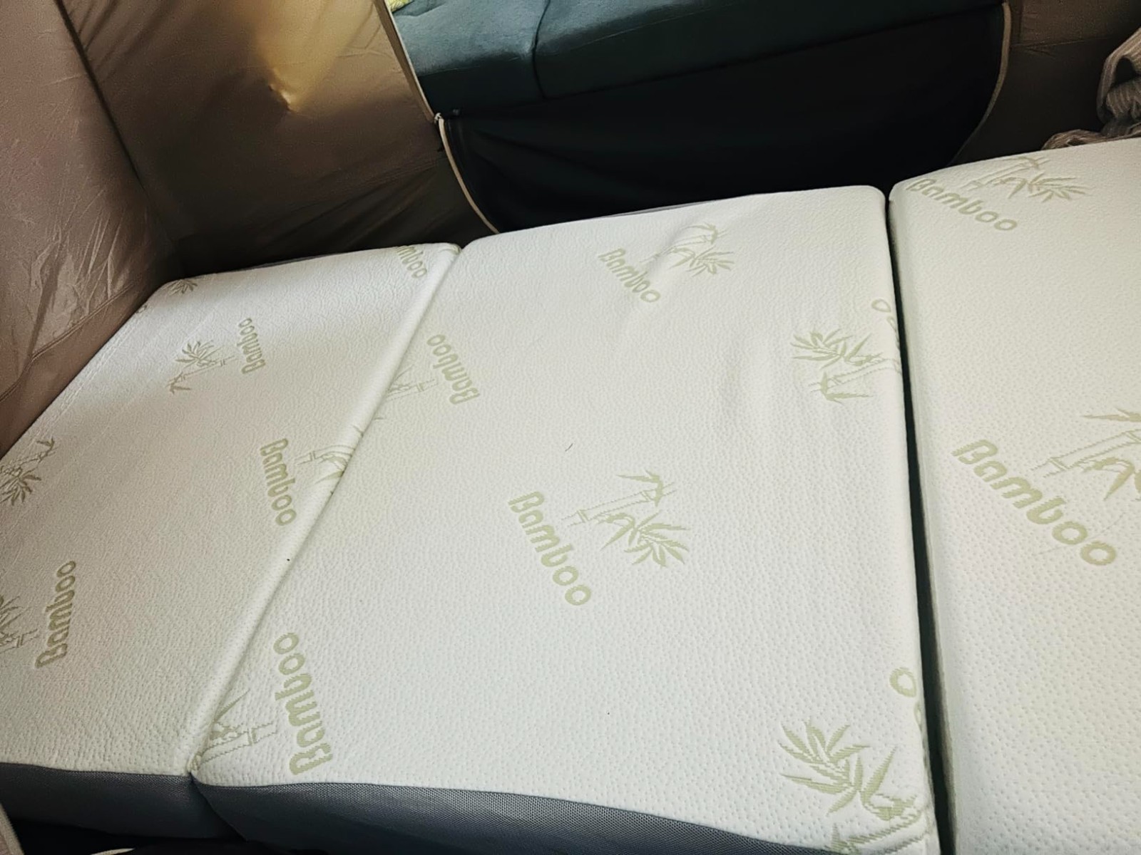 6 Inch Trifold Memory Foam Mattress – Breathable & Lightweight for Travel