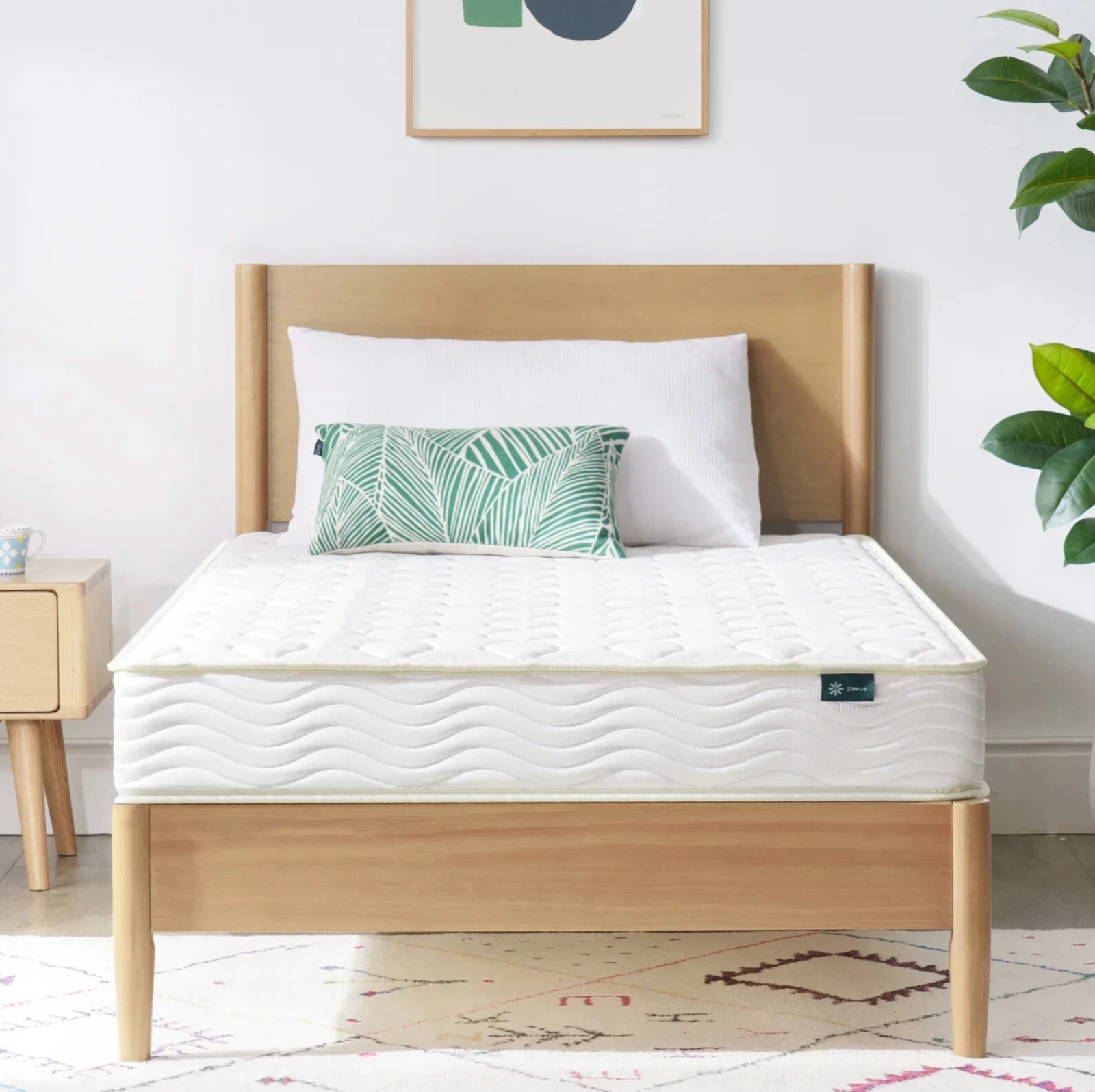 Colchón Full 75x54x6 Espuma Cómodo Adultos y Niños Full Foam Mattress Tight Top