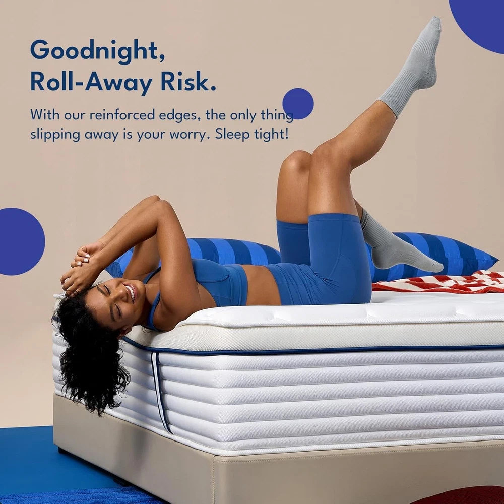 Full Size Mattress 12 Inch with Zoned Support, Medium Feel, Reinforced Edge Coil