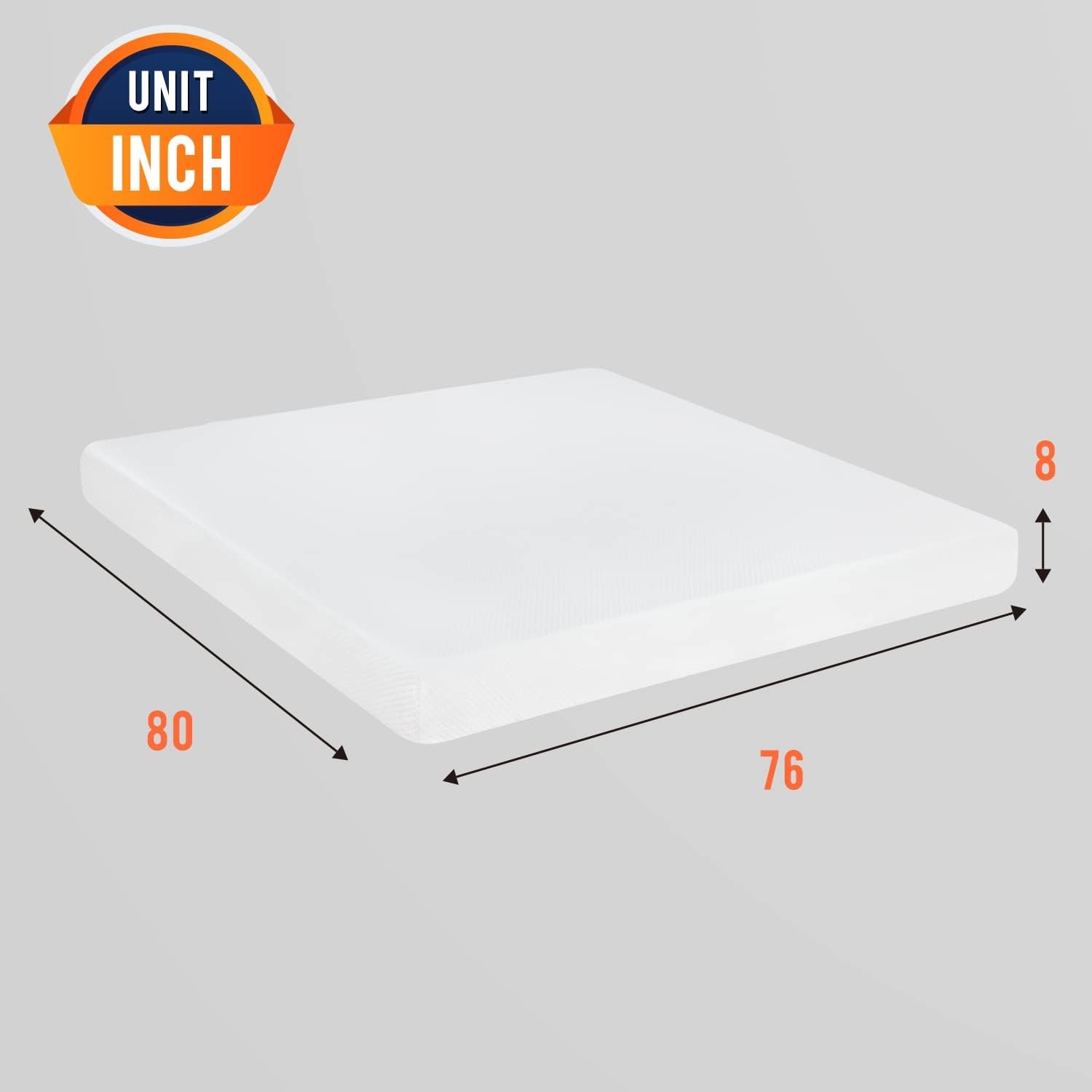 Memory Foam Mattress in a Box for Cool Sleep & Pressure Relief Medium Firm Mattr