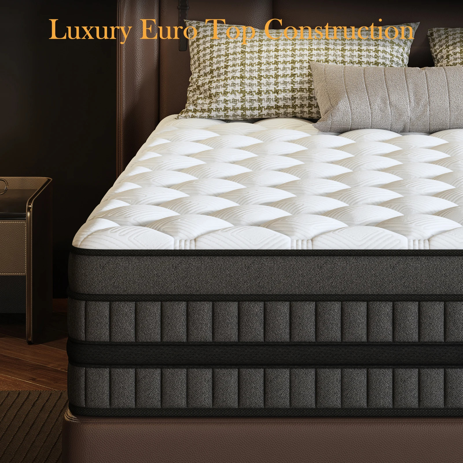 14 Inch Hybrid Gel Memory Foam Mattress Twin Full Queen King Size In a Box