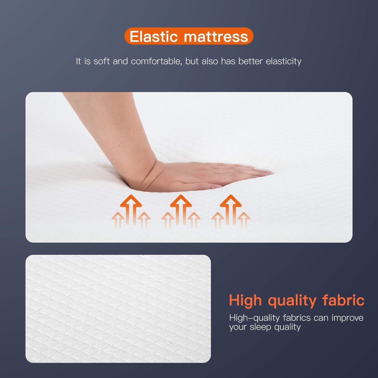 Memory Foam Mattress in a Box for Cool Sleep & Pressure Relief Medium Firm Mattr