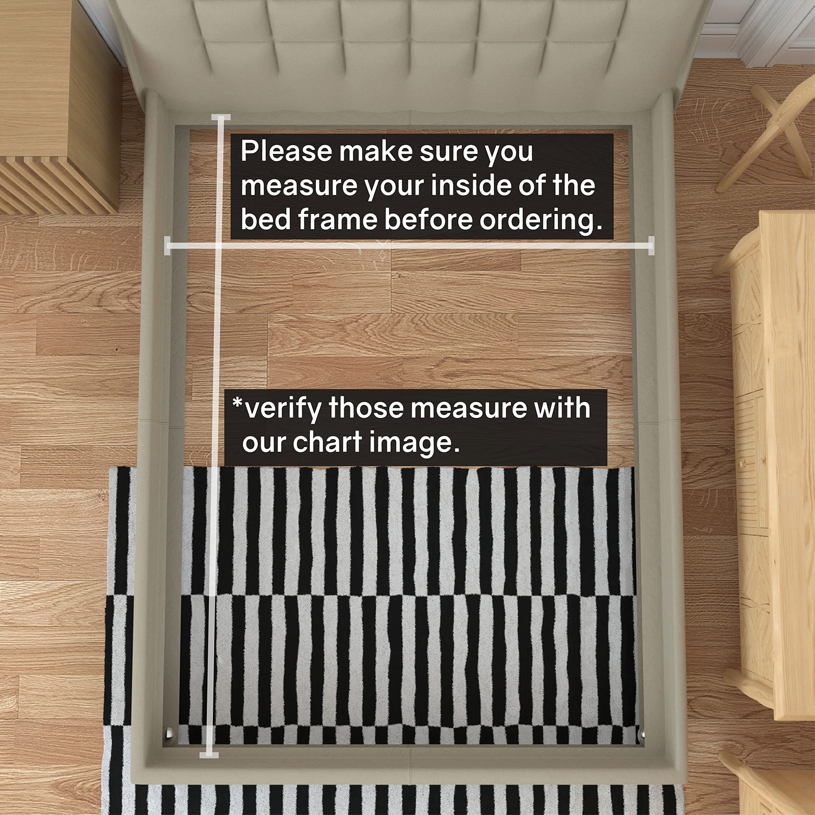 , 0.68-Inch Heavy Duty Vertical Mattress Wooden Bunkie Board/Bed Slats, Queen…